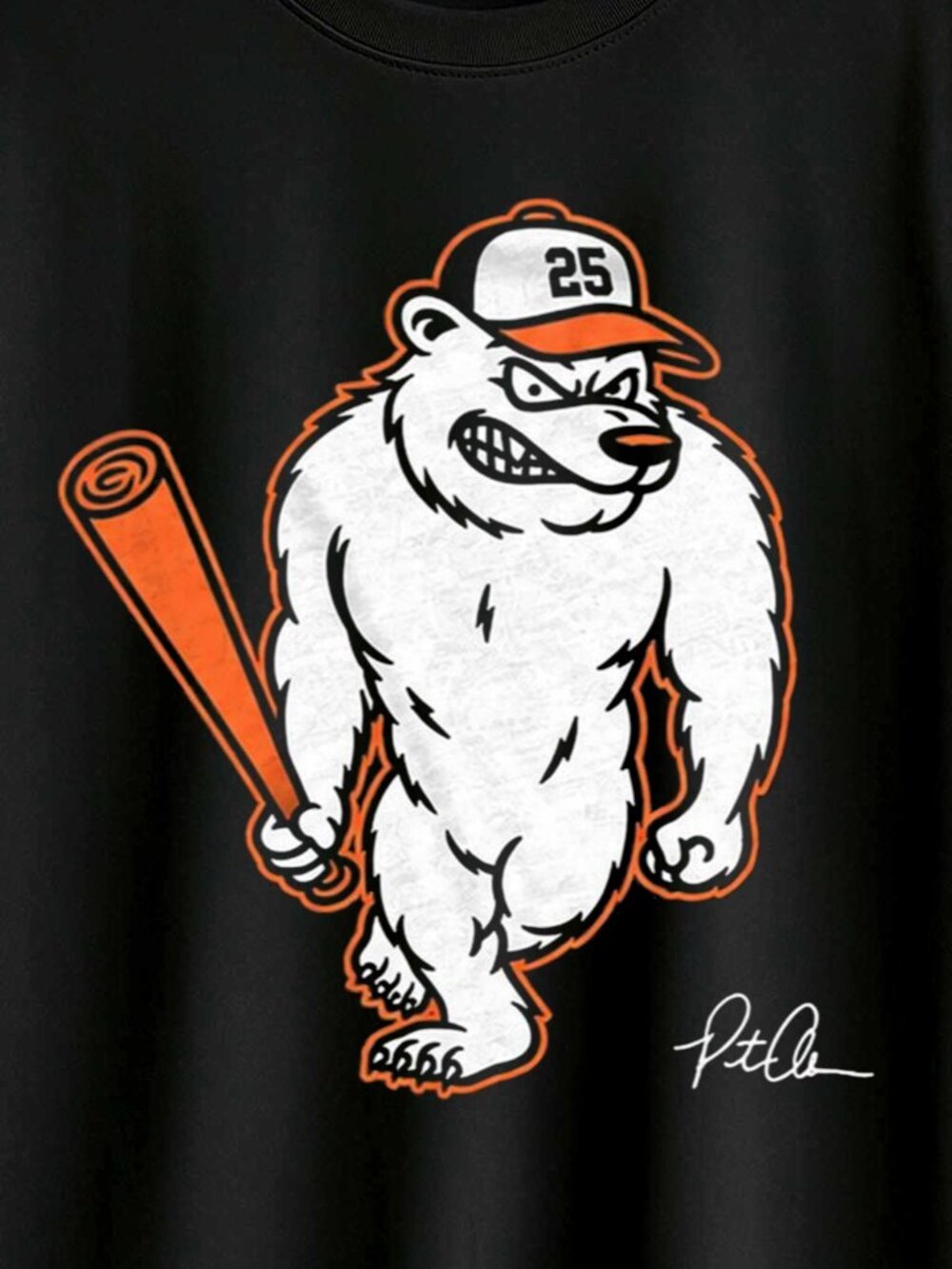 Polar Bear Pete Baltimore Baseball Pete Alonso T Shirt - Picture 2 of 5